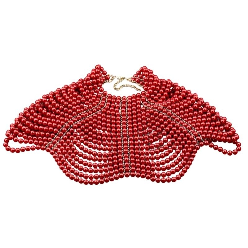 Body Jewelry Chains - 49MD Elegant Women Shawl Multi Layer
