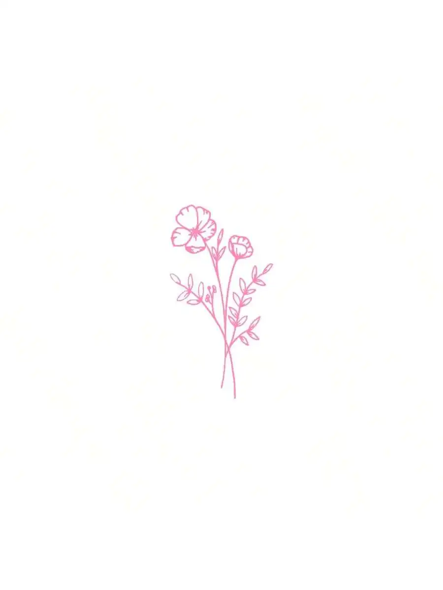 Body Jewelry And Piercing - 1pc Wild Flower Car Sticker, Suitable