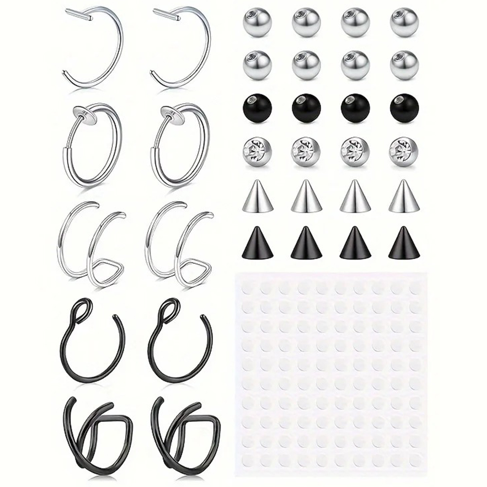 Body Jewelry And Piercing - Fake Piercings Fake Lip Ring Fake