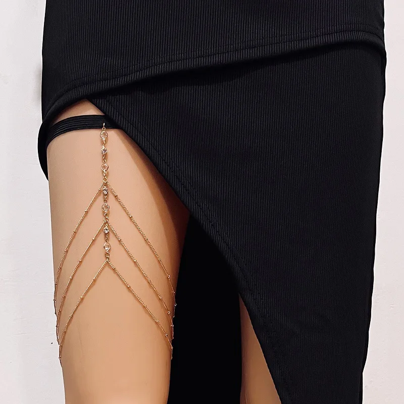 Body Jewelry Ends - Fashion Summer Bohemian Thigh Chain Simple