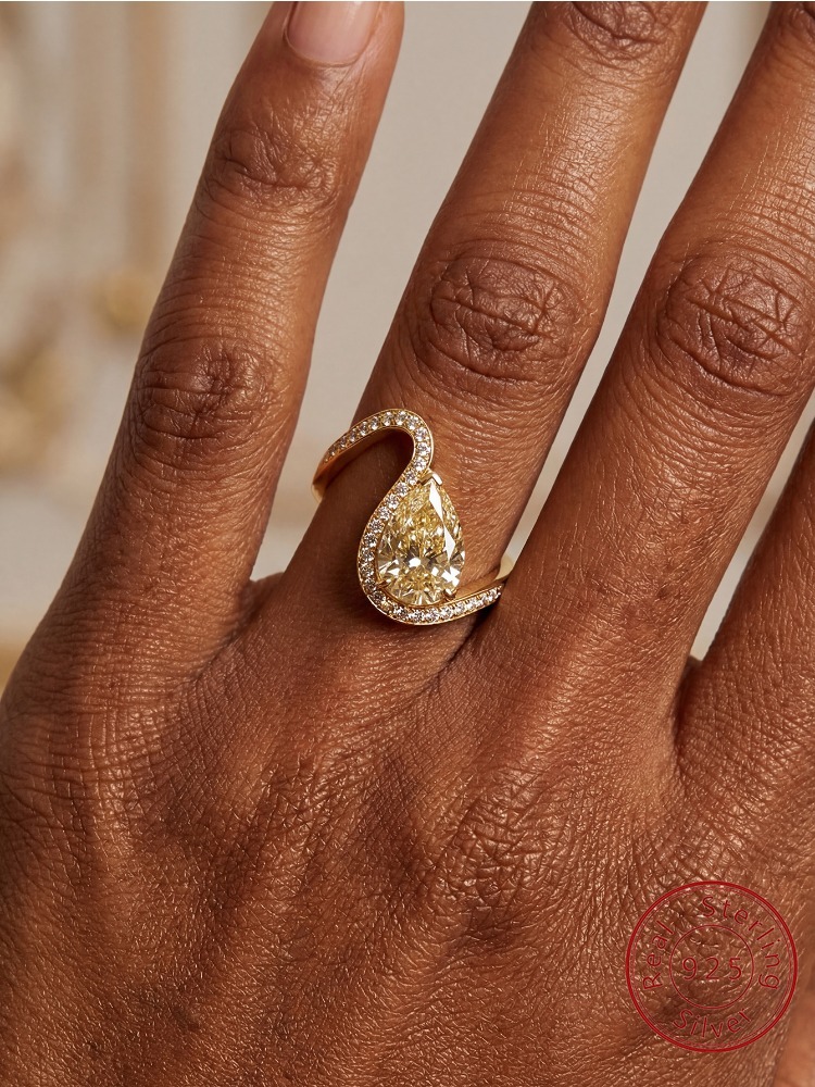 Body Jewelry High Quality - 925 Sterling Silver Curve Water Drop