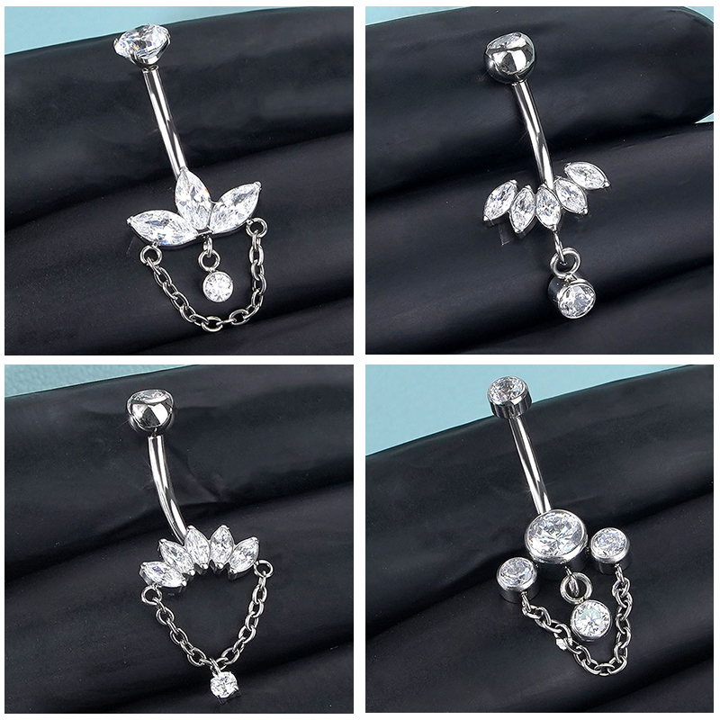 Belly Bar Titanium - 1PC Titanium Belly Button Rings Internally