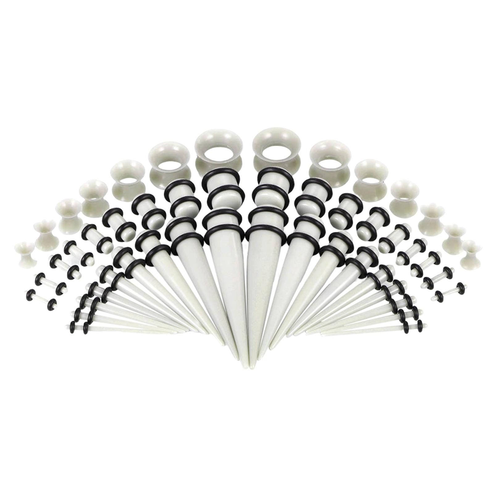 50 Pieces Multi Size Gauges Ki - огляд і ціна Body Jewelry Gauge Sizes