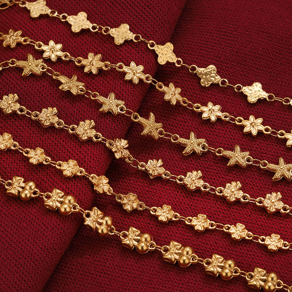 1Meter Stainless Steel Flower  - огляд і ціна Body Jewelry Chains