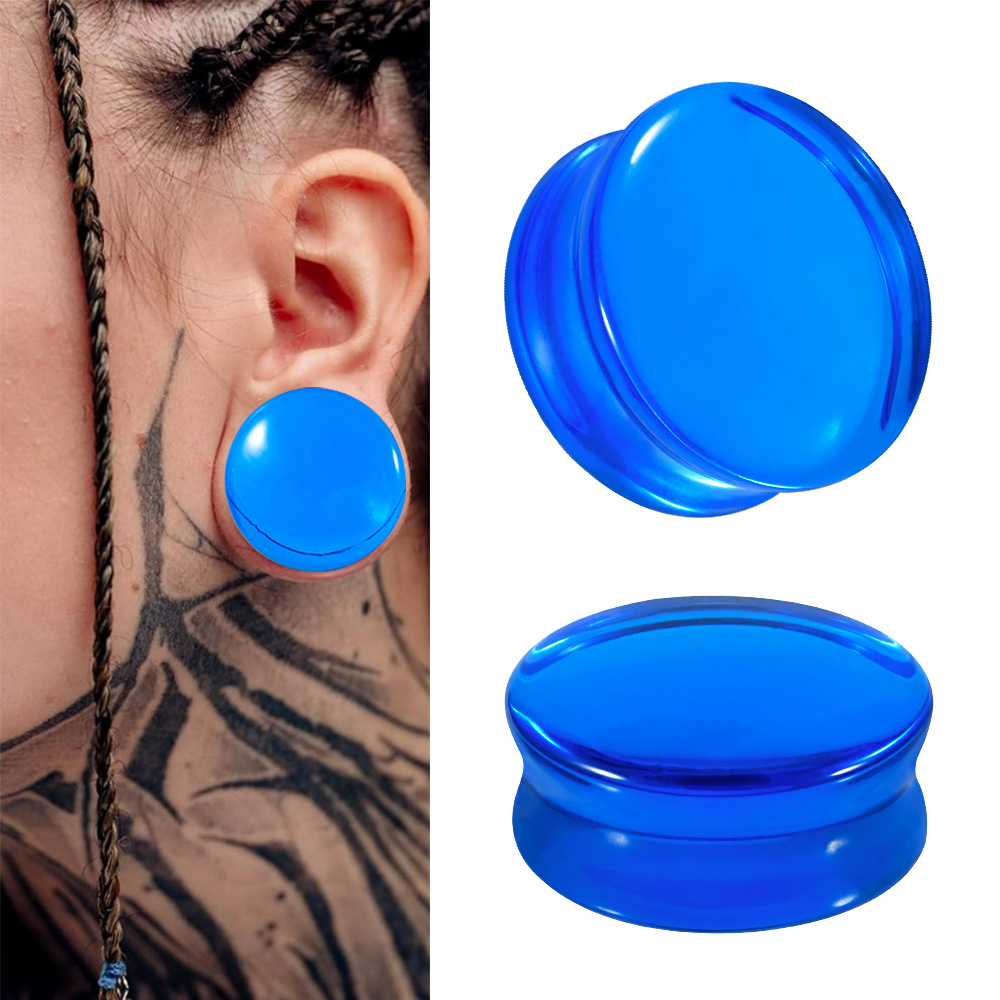 1/2/22PCS Glass&Stone Round Ea - огляд і ціна Body Jewelry Ear Gauges