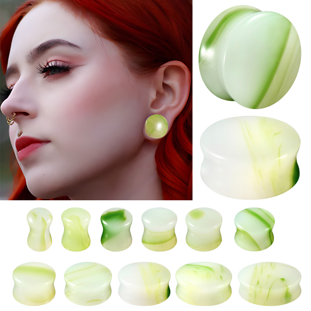 1/2/22PCS Glass&Stone Round Ea - огляд і ціна Body Jewelry Ear Gauges