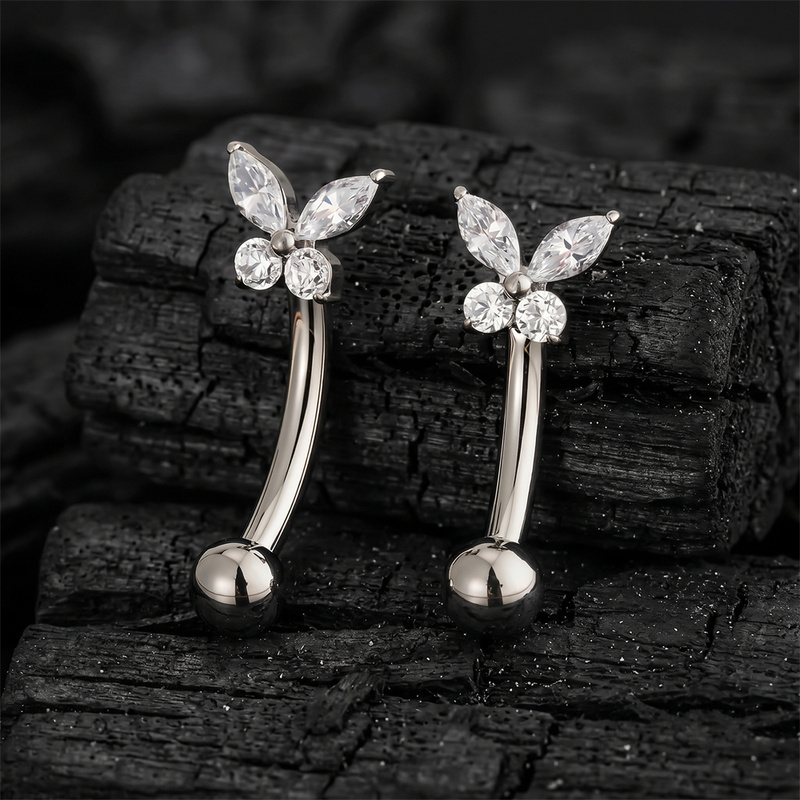 ASTM F136 Titanium Tiny Butter - огляд і ціна Body Jewelry Vertical Labret