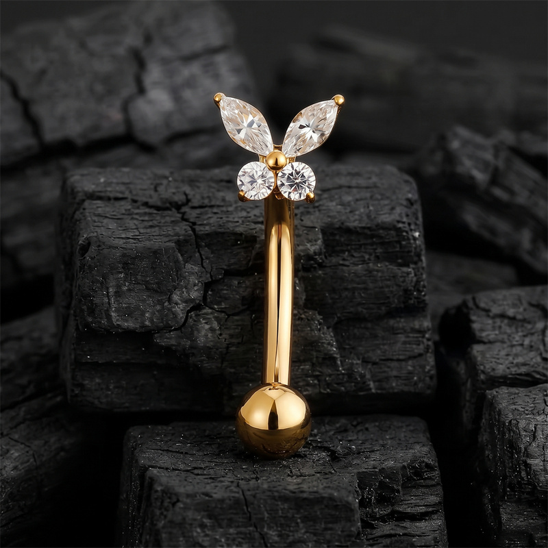 ASTM F136 Titanium Tiny Butter - огляд і ціна Body Jewelry Vertical Labret
