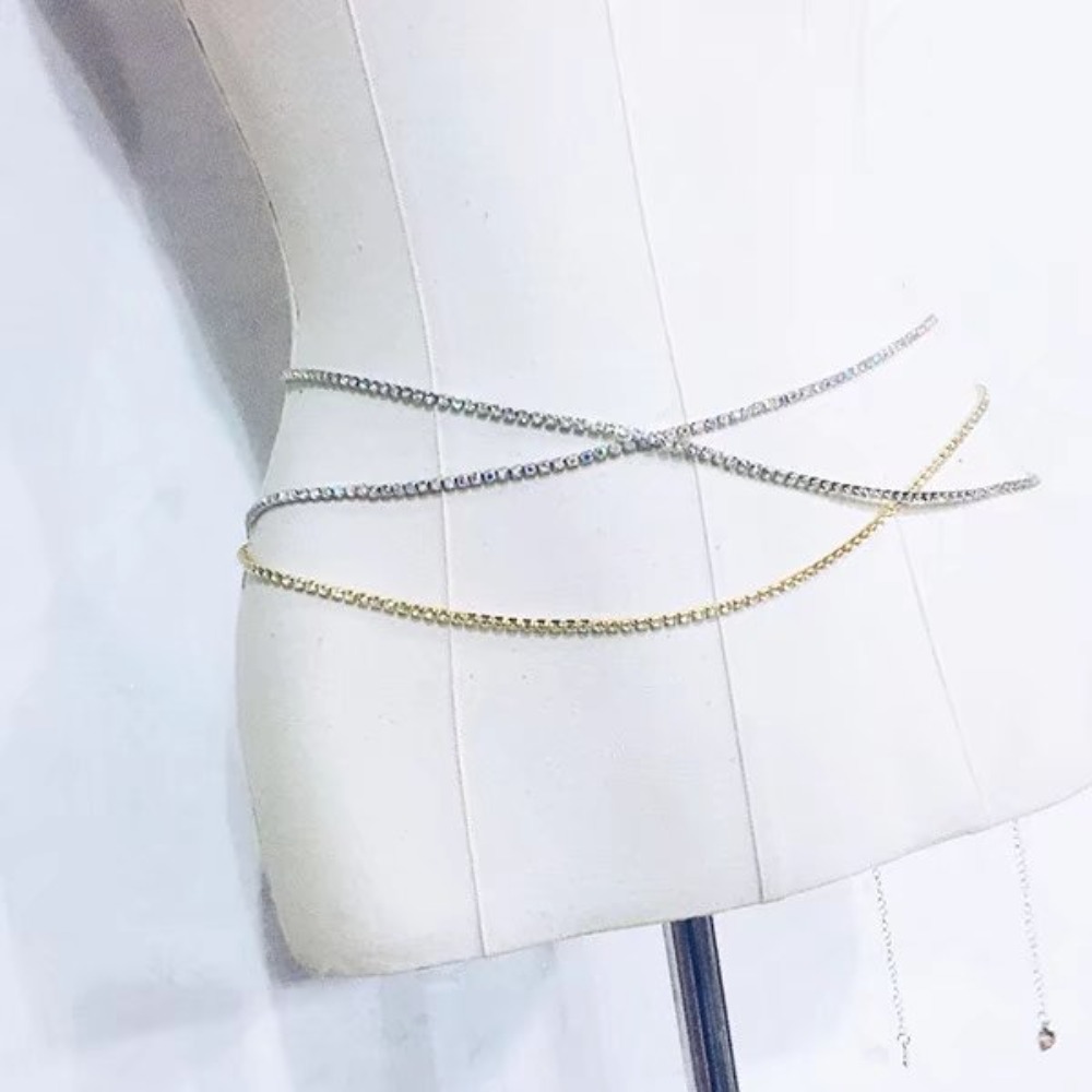 Sexy Fashion Shiny Water Drill - огляд і ціна Body Jewelry Chains