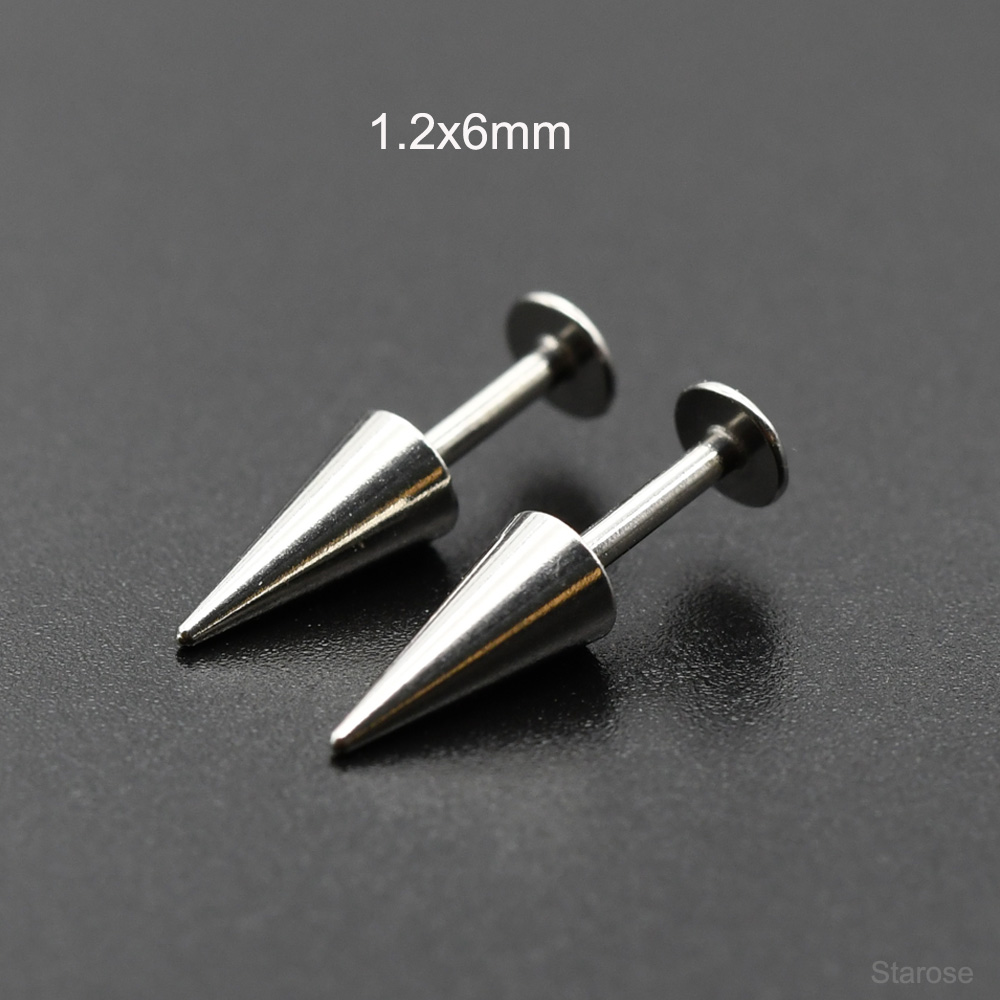 Starose 2Pcs Gothic Cone Stain - огляд і ціна Body Jewelry Vertical Labret
