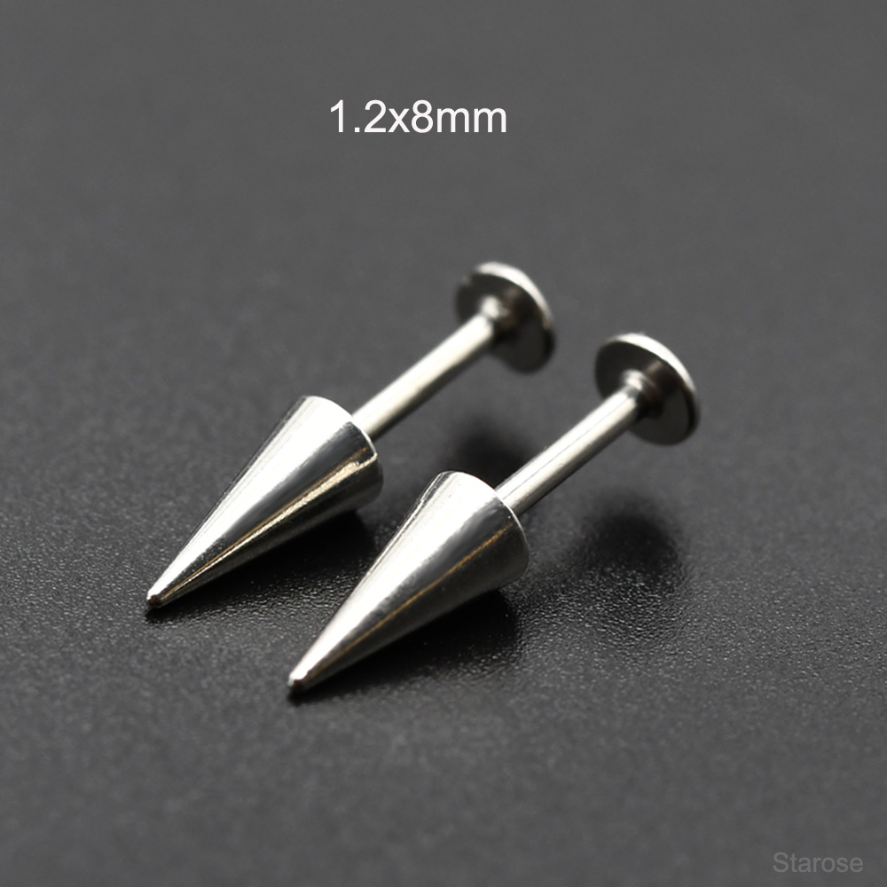 Starose 2Pcs Gothic Cone Stain - огляд і ціна Body Jewelry Vertical Labret