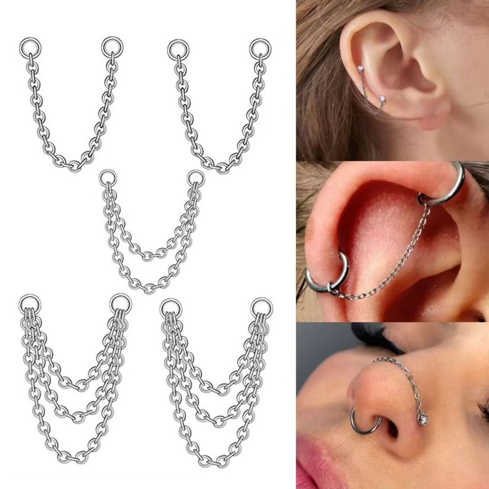Fashion Titanium Nose Chain Do - огляд і ціна Body Jewelry And Piercing