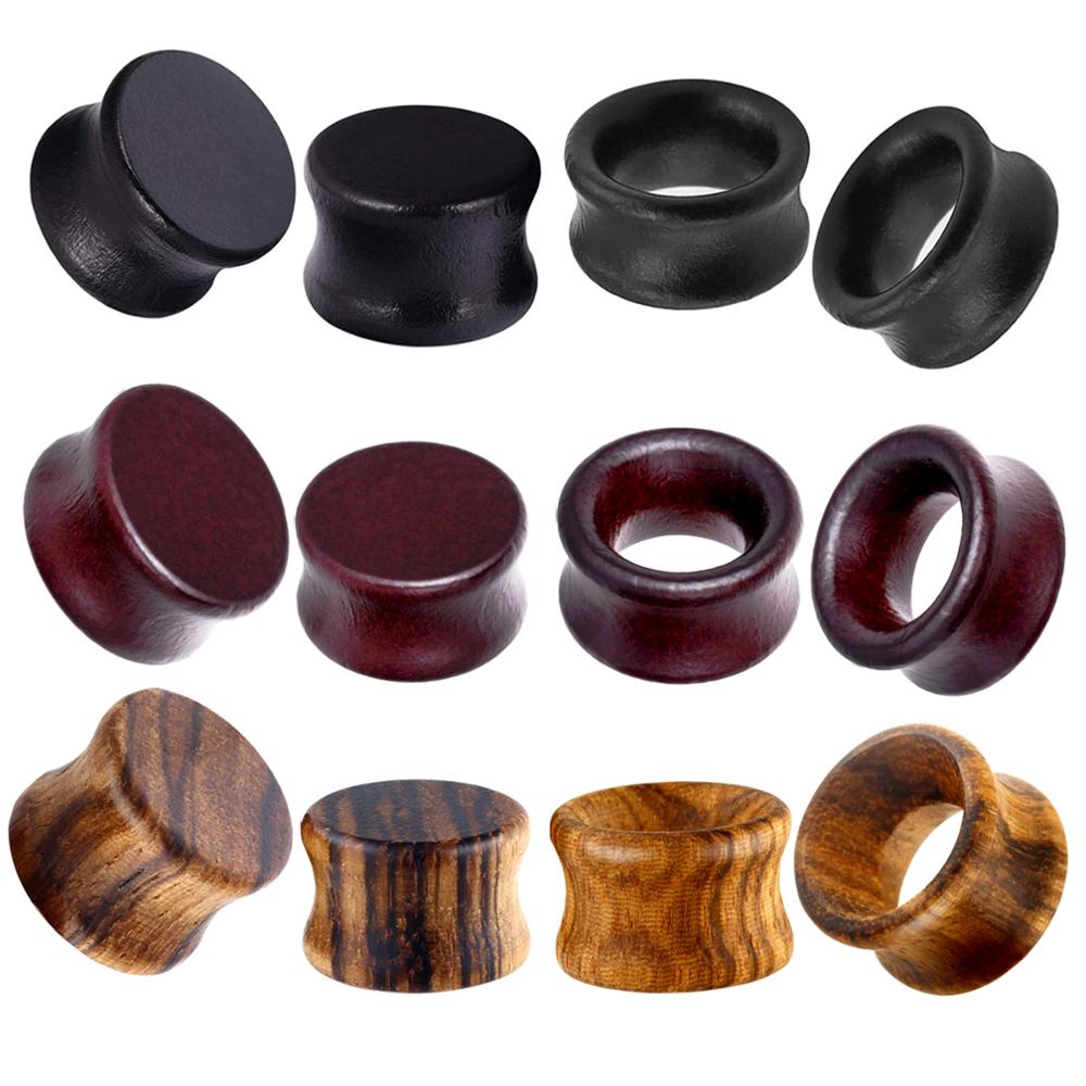 JUNLOWPY 2g 0g 00g Wood Flesh  - огляд і ціна Body Jewelry Ear Gauges