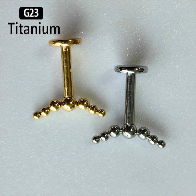 G23 Titanium Piercing 7pcs Bal - огляд і ціна Body Jewelry Vertical Labret
