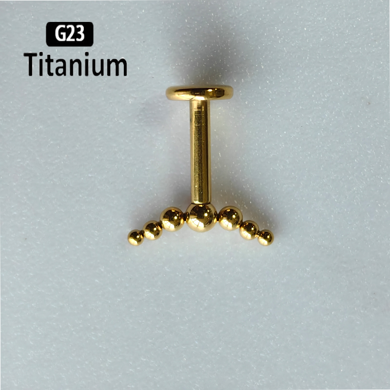 G23 Titanium Piercing 7pcs Bal - огляд і ціна Body Jewelry Vertical Labret