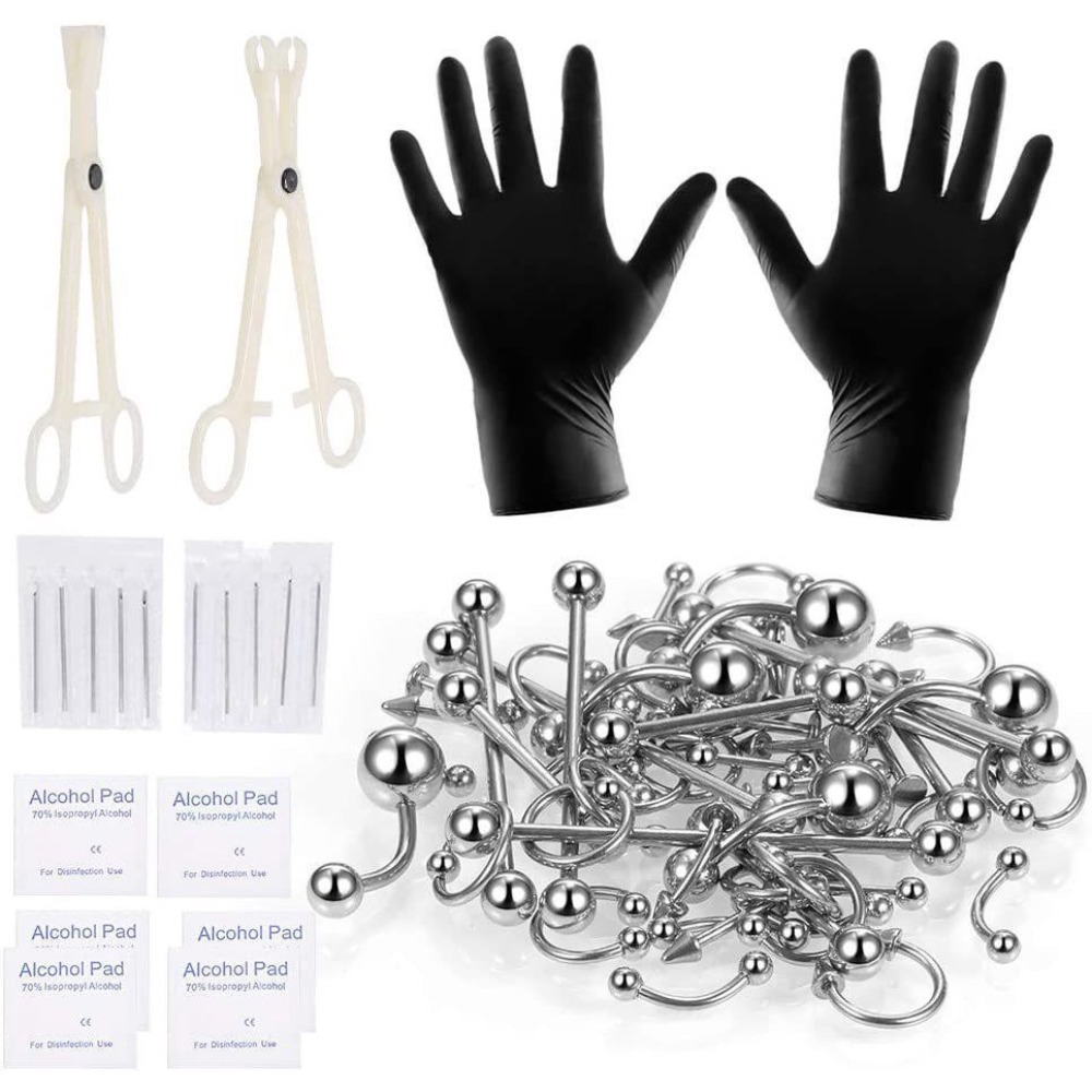 150/140/85/70/42Pcs Body Pierc - огляд і ціна Body Jewelry And Piercing