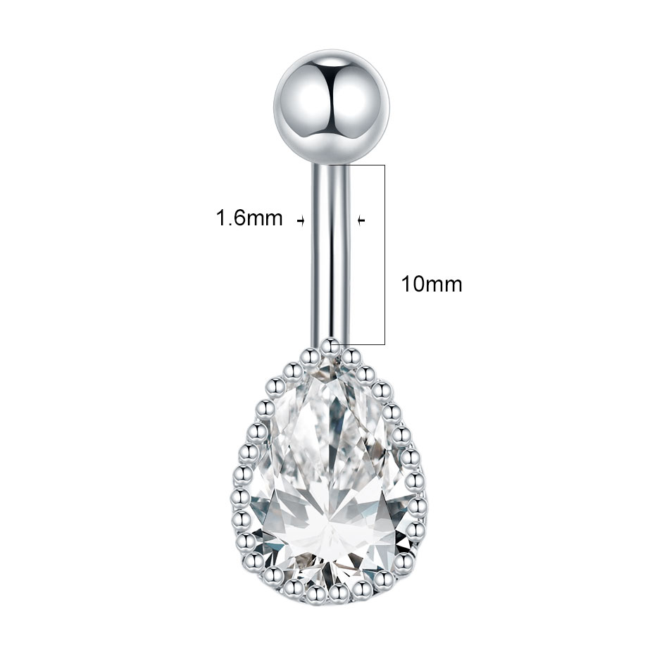  1pc Belly Button Piercing fo - огляд і ціна Belly Bar Titanium