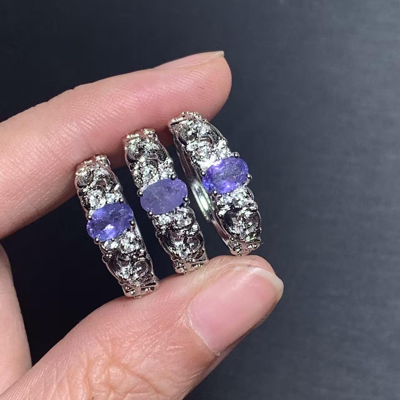 Natural Tanzanite Ring Adjusta - огляд і ціна Body Jewelry High Quality