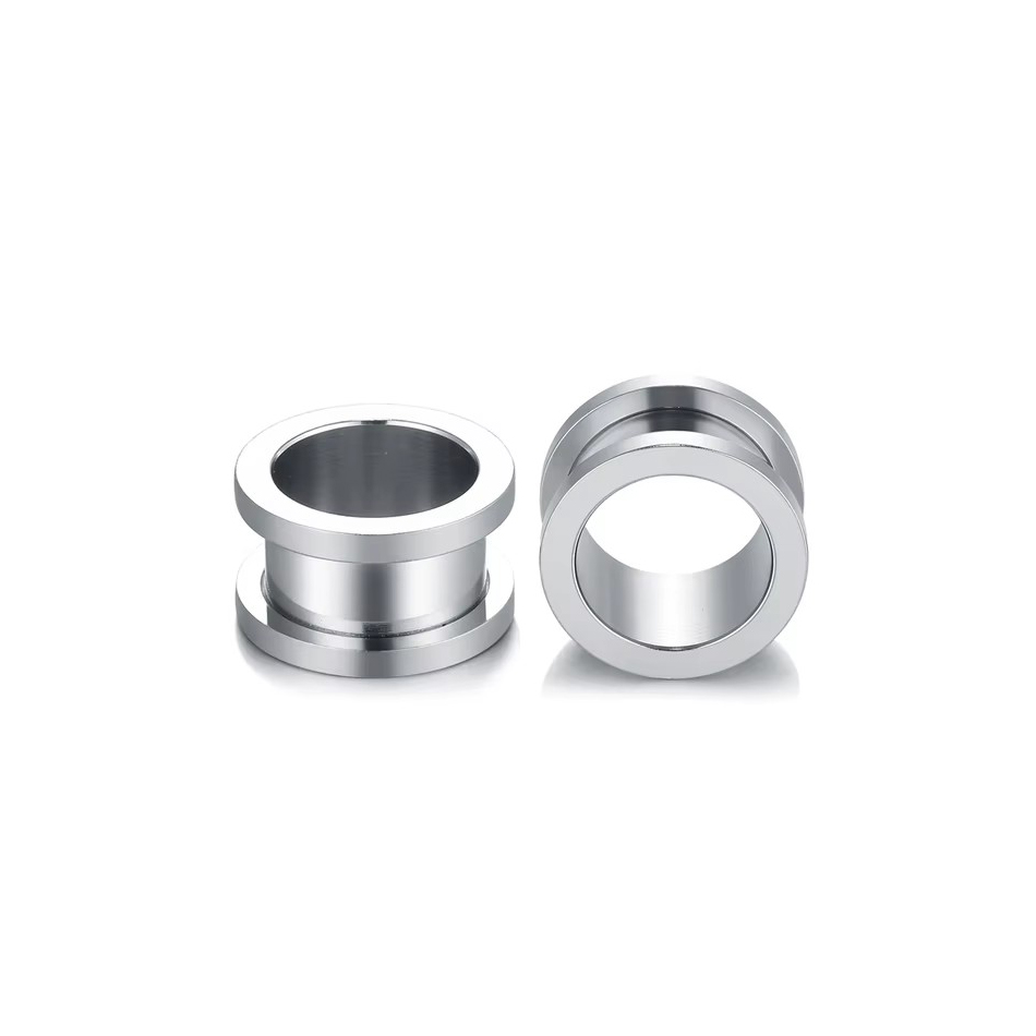 1Pair Stainless Steel Ear Plug - огляд і ціна Body Jewelry Ear Gauges