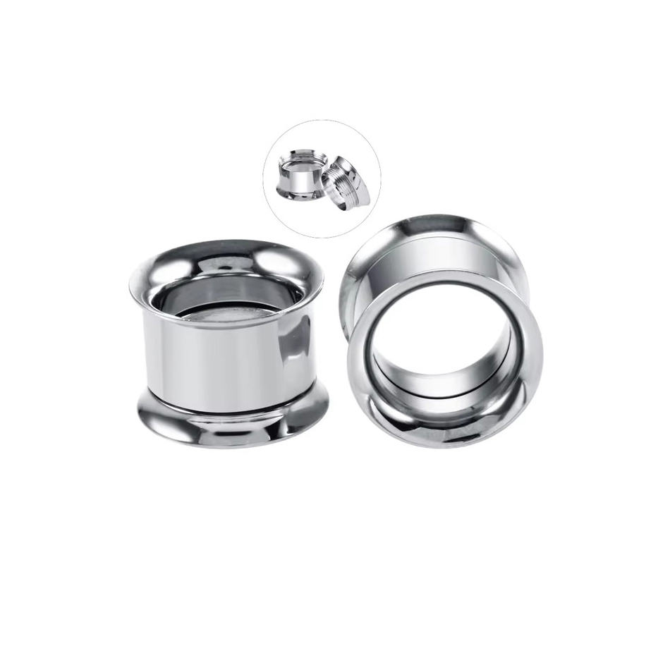 1Pair Stainless Steel Ear Plug - огляд і ціна Body Jewelry Ear Gauges