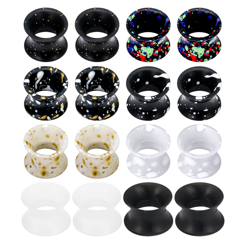 Silicone Ear Gauges Tunnels Pl - огляд і ціна Body Jewelry Gauge Sizes