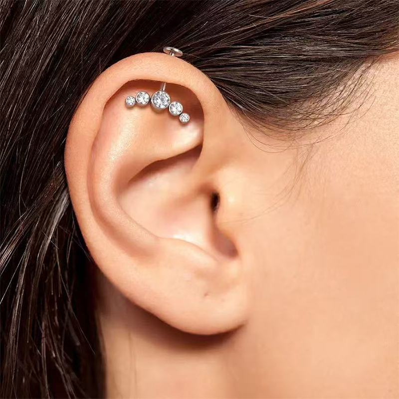 G23 Titanium Ear Piercing Inte - огляд і ціна Body Jewelry Vertical Labret