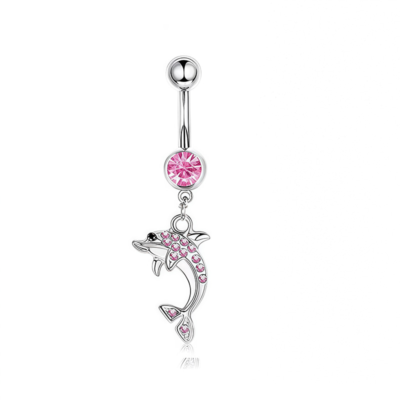1PCS Pink Crown Belly Button R - огляд і ціна Body Jewelry And Piercing