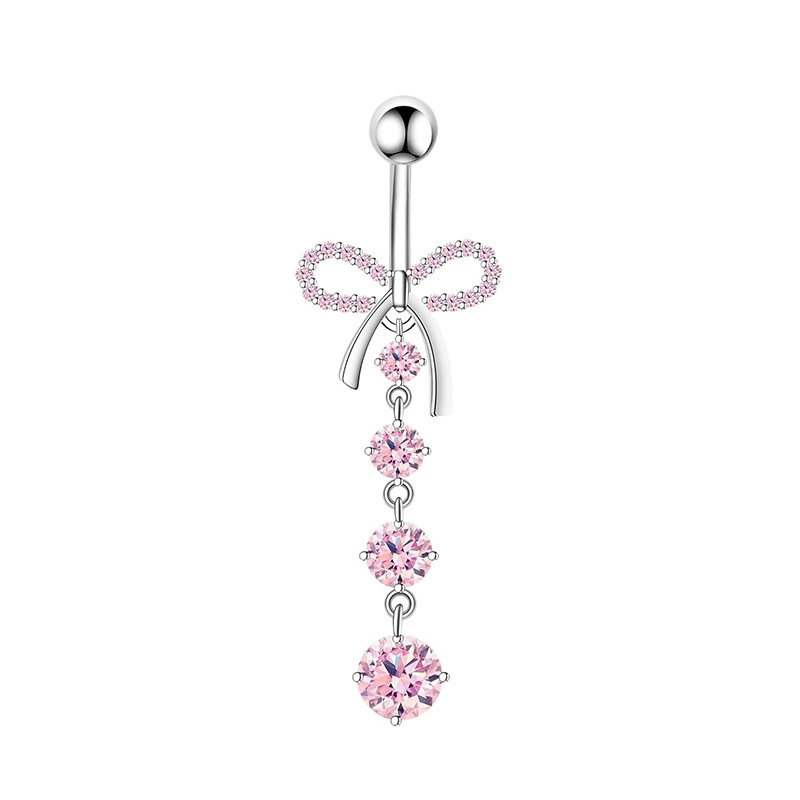 1PCS Pink Crown Belly Button R - огляд і ціна Body Jewelry And Piercing