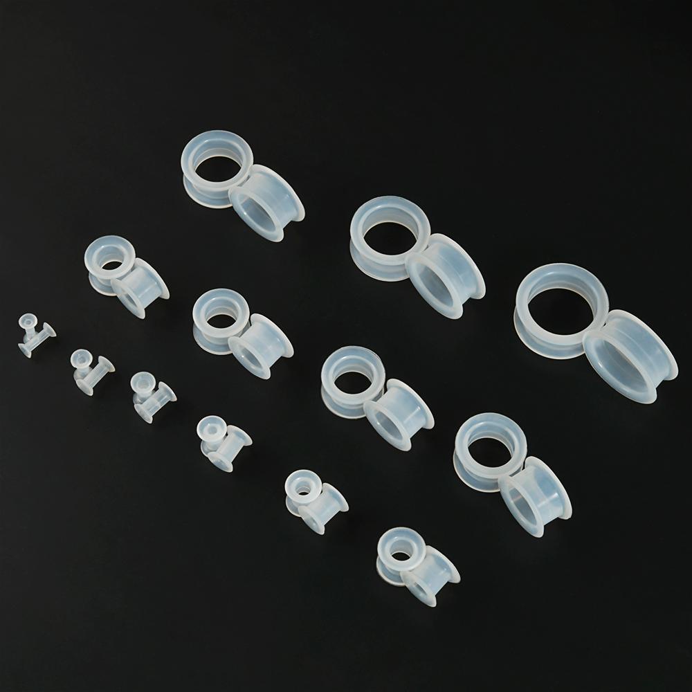 PAIR-Clear Ear Gauges Large Si - огляд і ціна Body Jewelry Gauge Sizes