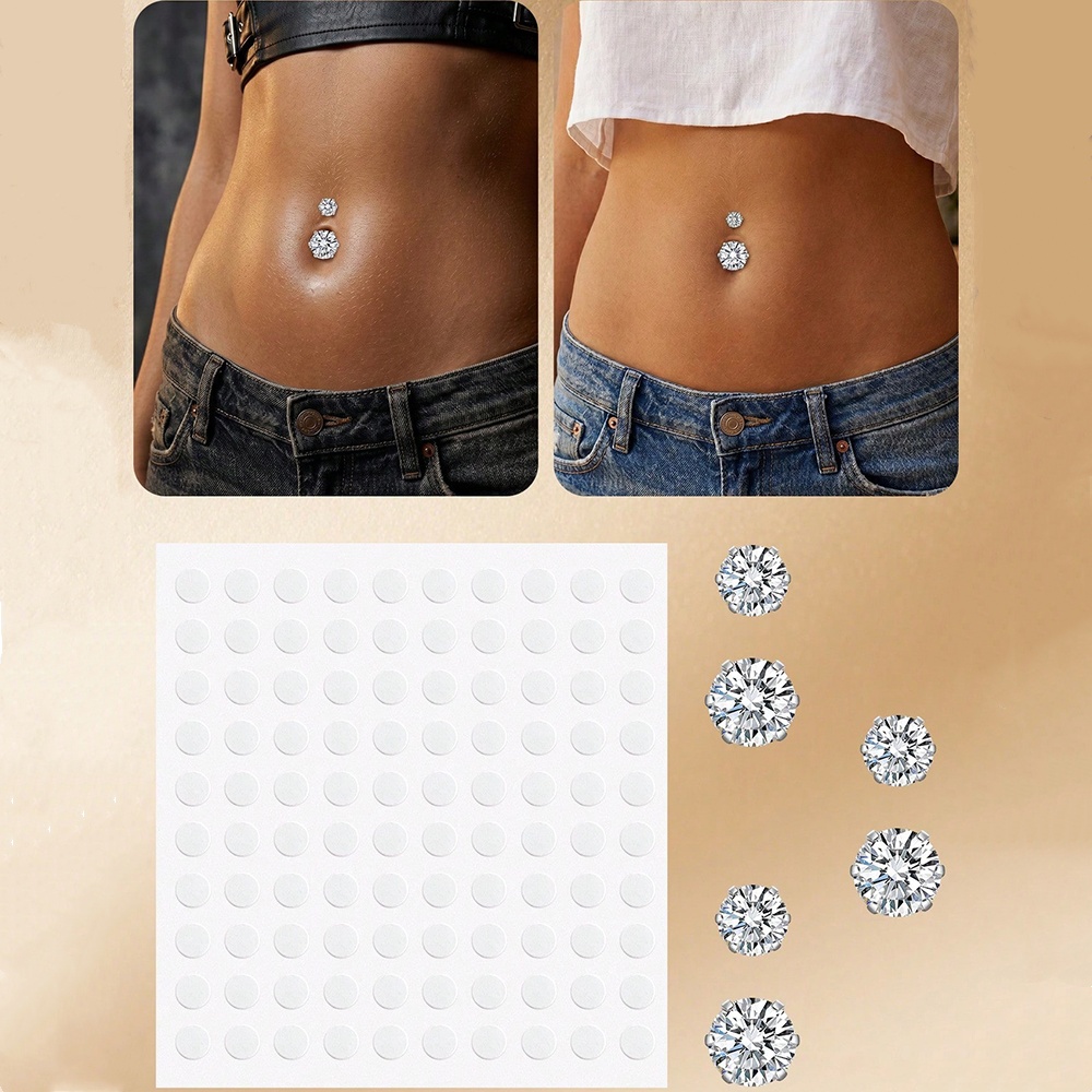 Fake Belly Piercing Cubic Zirc - огляд і ціна Body Jewelry And Piercing