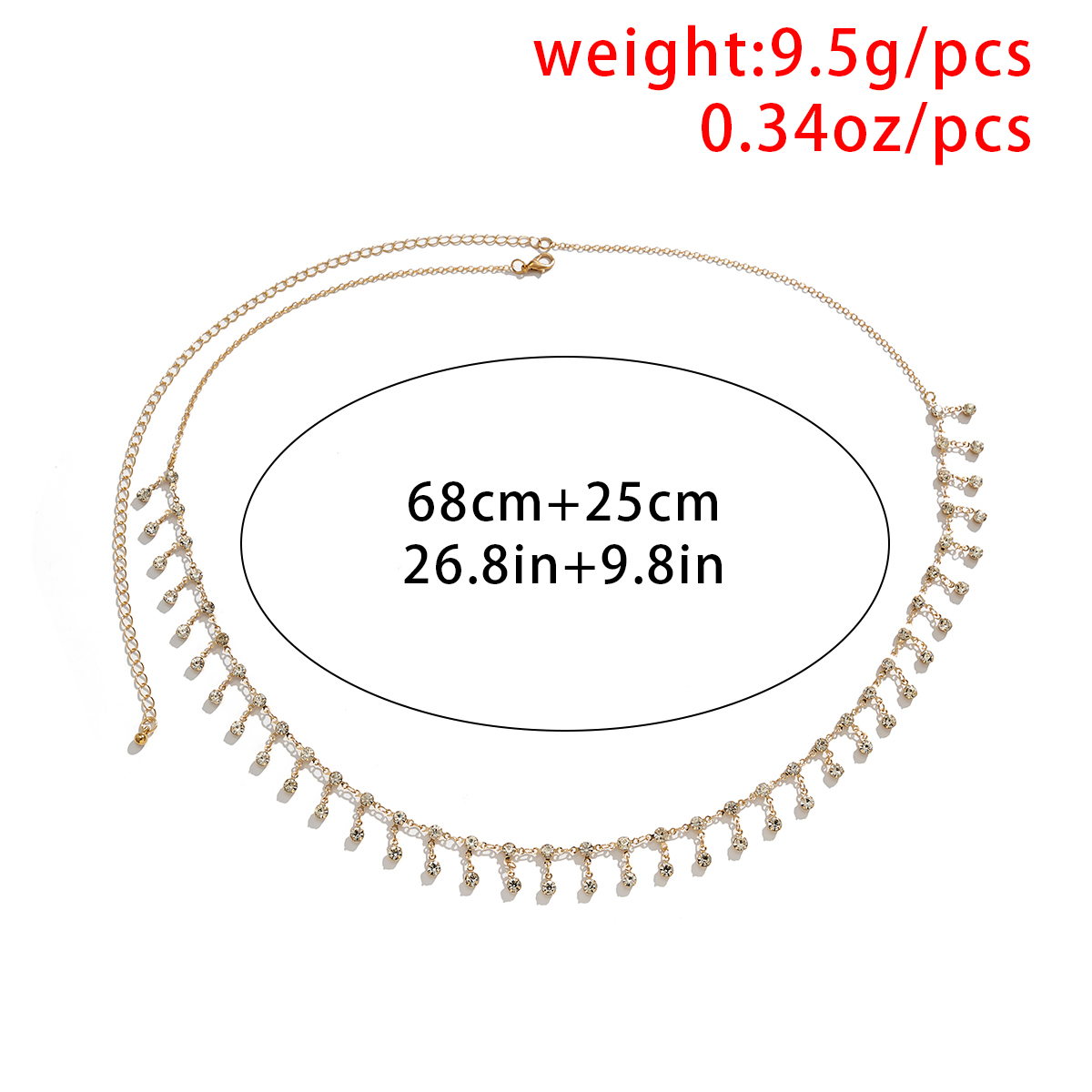 Sexy Tassel Waist Chain Belt Z - огляд і ціна Body Jewelry Ends
