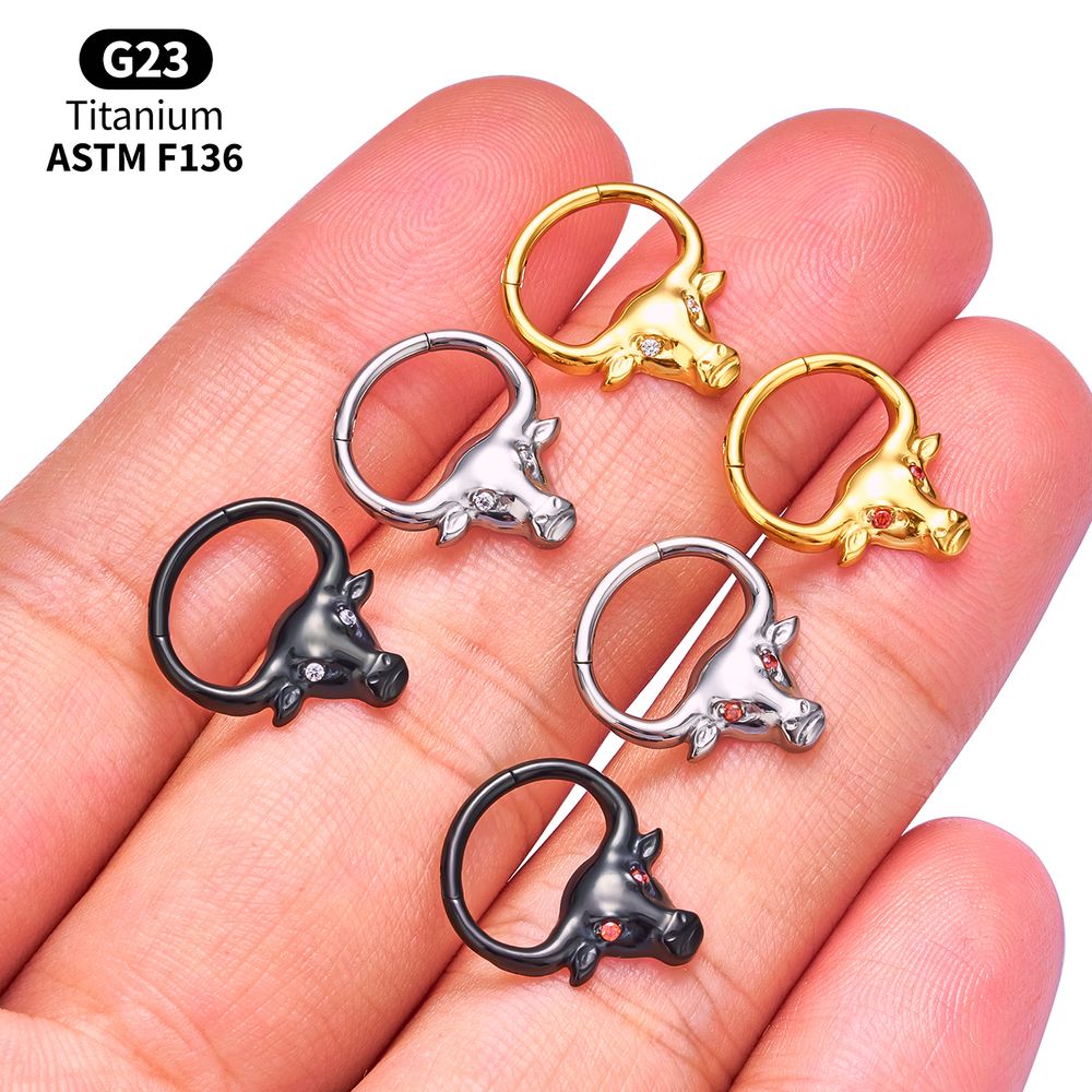 G23 Titanium Clicker Hoop Lot  - огляд і ціна Body Jewelry Vertical Labret