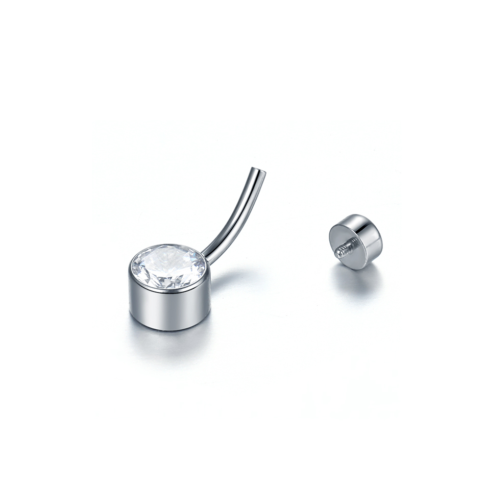 5/10Pcs Titanium Belly Button  - огляд і ціна Belly Bar Titanium