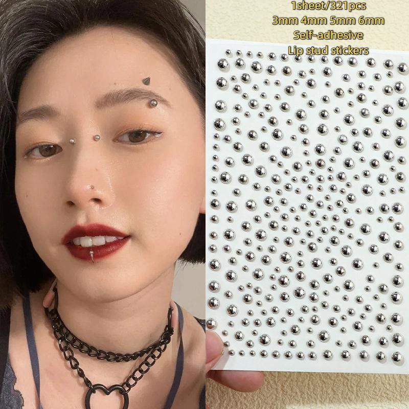321pcs Non Piercing Lip Studs  - огляд і ціна Body Jewelry And Piercing
