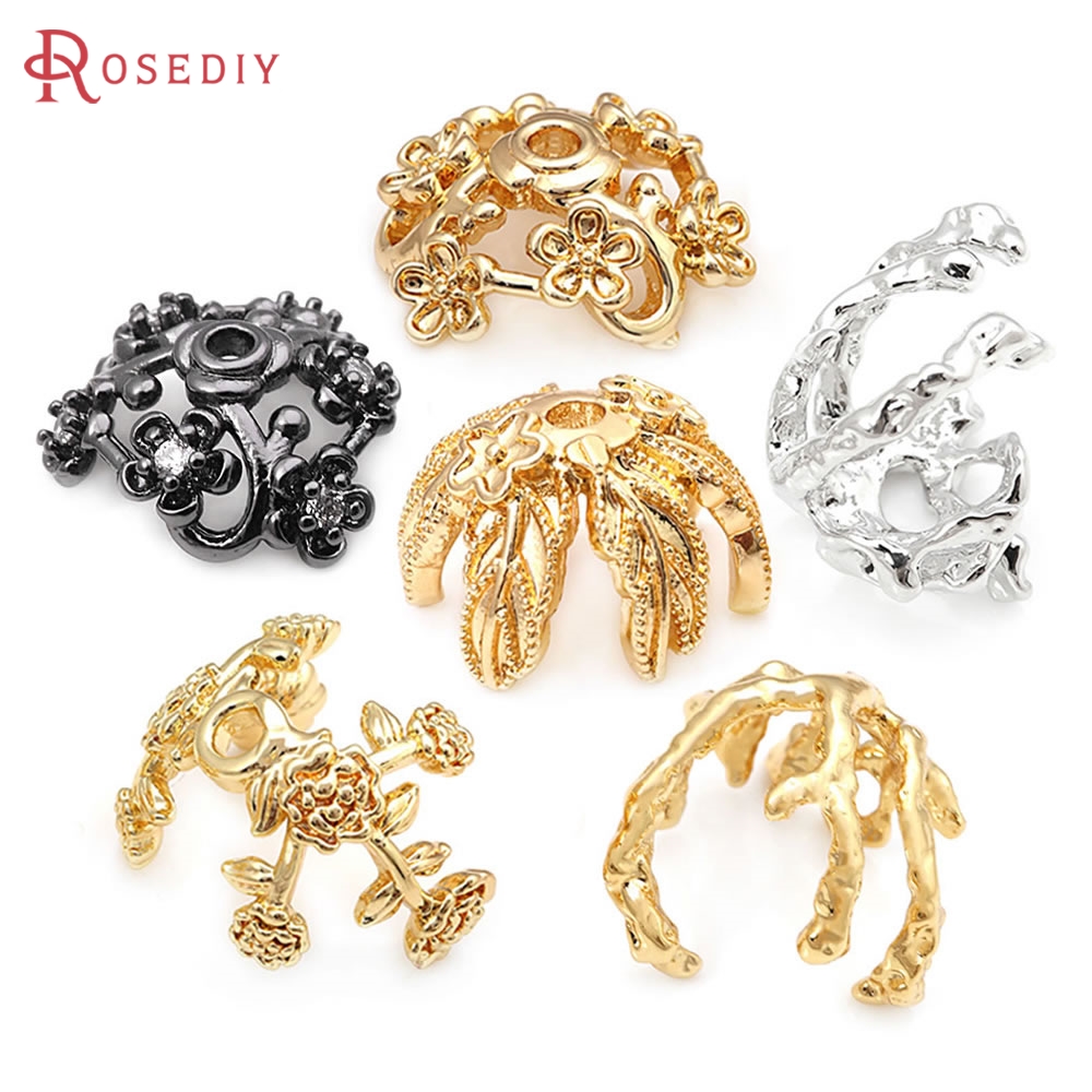 18K Gold Color Brass Flower Sh - огляд і ціна Body Jewelry High Quality