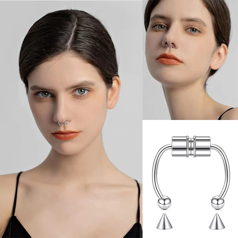 Fake Piercing Nose Ring Hoop S - огляд і ціна Body Jewelry And Piercing