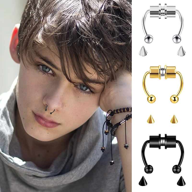Fake Piercing Nose Ring Hoop S - огляд і ціна Body Jewelry And Piercing