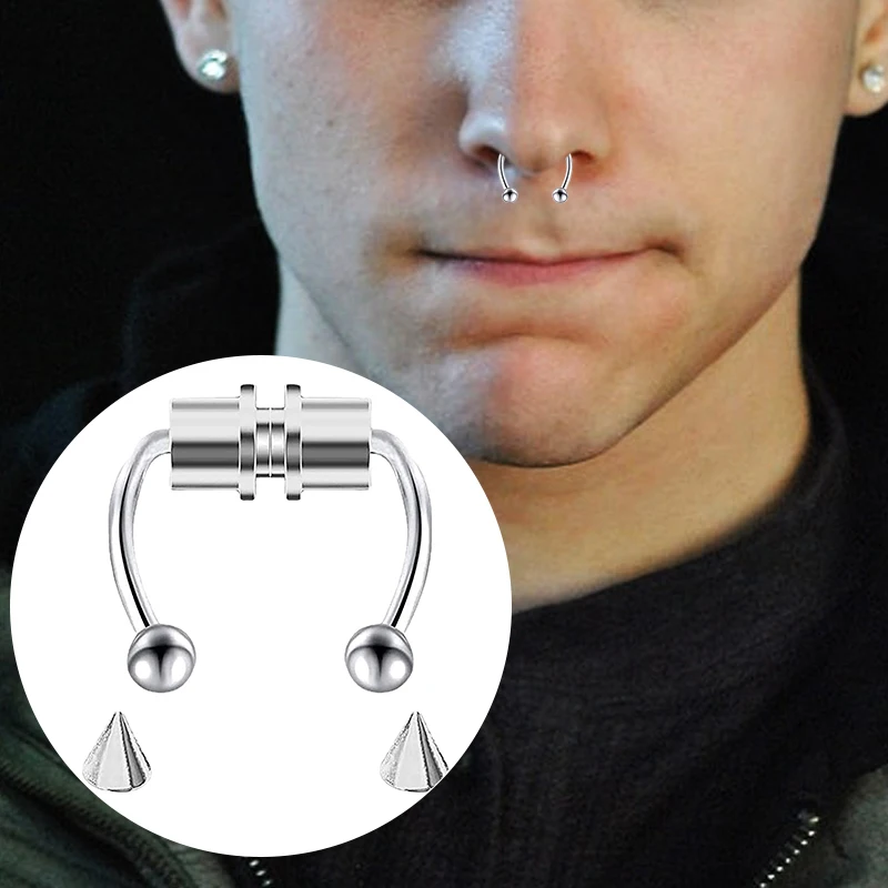 Fake Piercing Nose Ring Hoop S - огляд і ціна Body Jewelry And Piercing