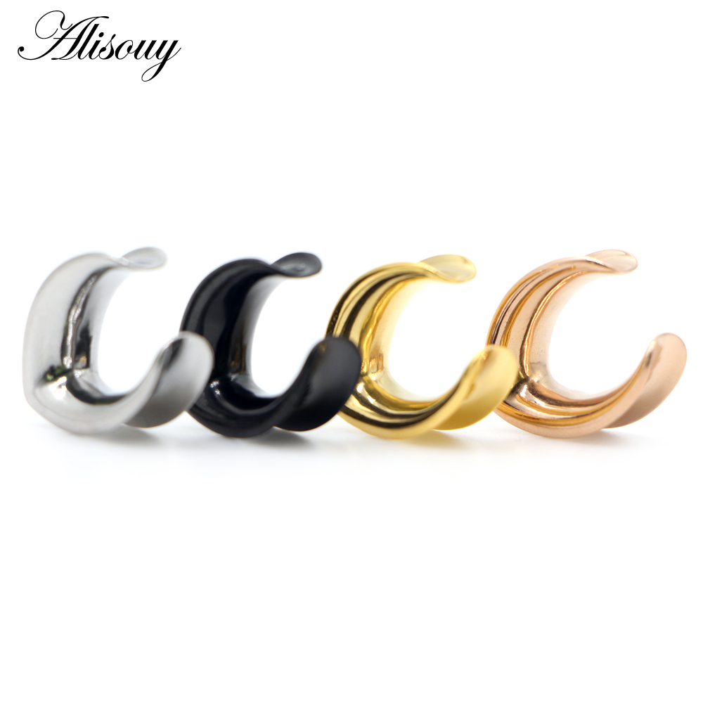 Alisouy 2pcs 6mm-30mm Water Dr - огляд і ціна Body Jewelry Ear Gauges