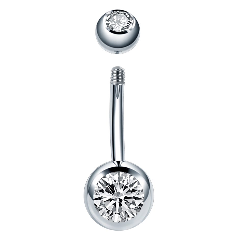 10Pcs/lot G23 Titanium Belly B - огляд і ціна Belly Bar Titanium