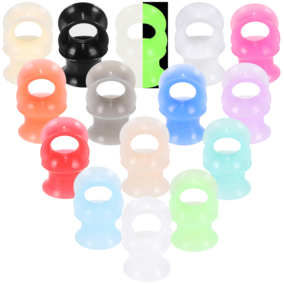 30pcs/lot Silicone Flexible Ea - огляд і ціна Body Jewelry Ear Gauges