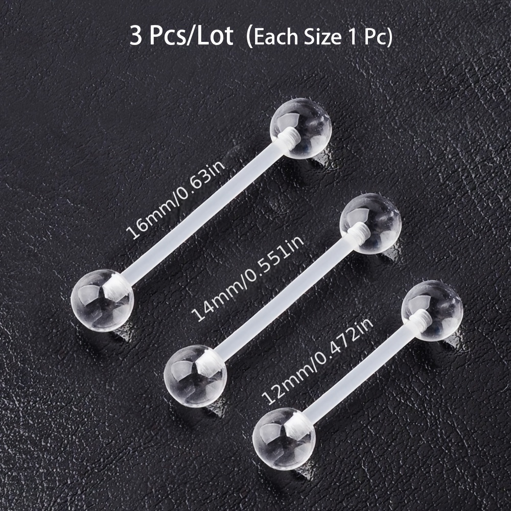 3pcs/Set (Each Size 1pc) Soft  - огляд і ціна Body Jewelry Store