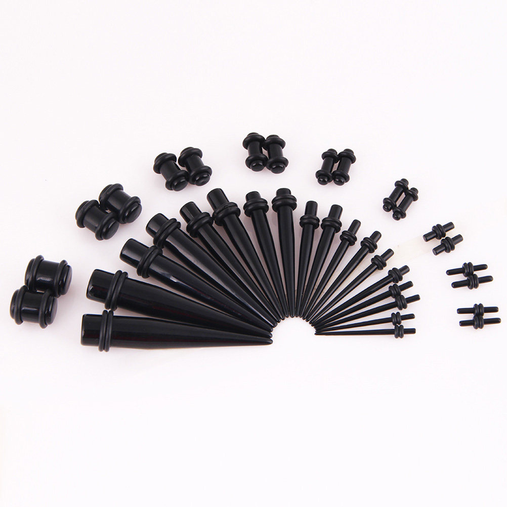 36Pcs Ear Expander Set Cone Au - огляд і ціна Body Jewelry Gauge Sizes