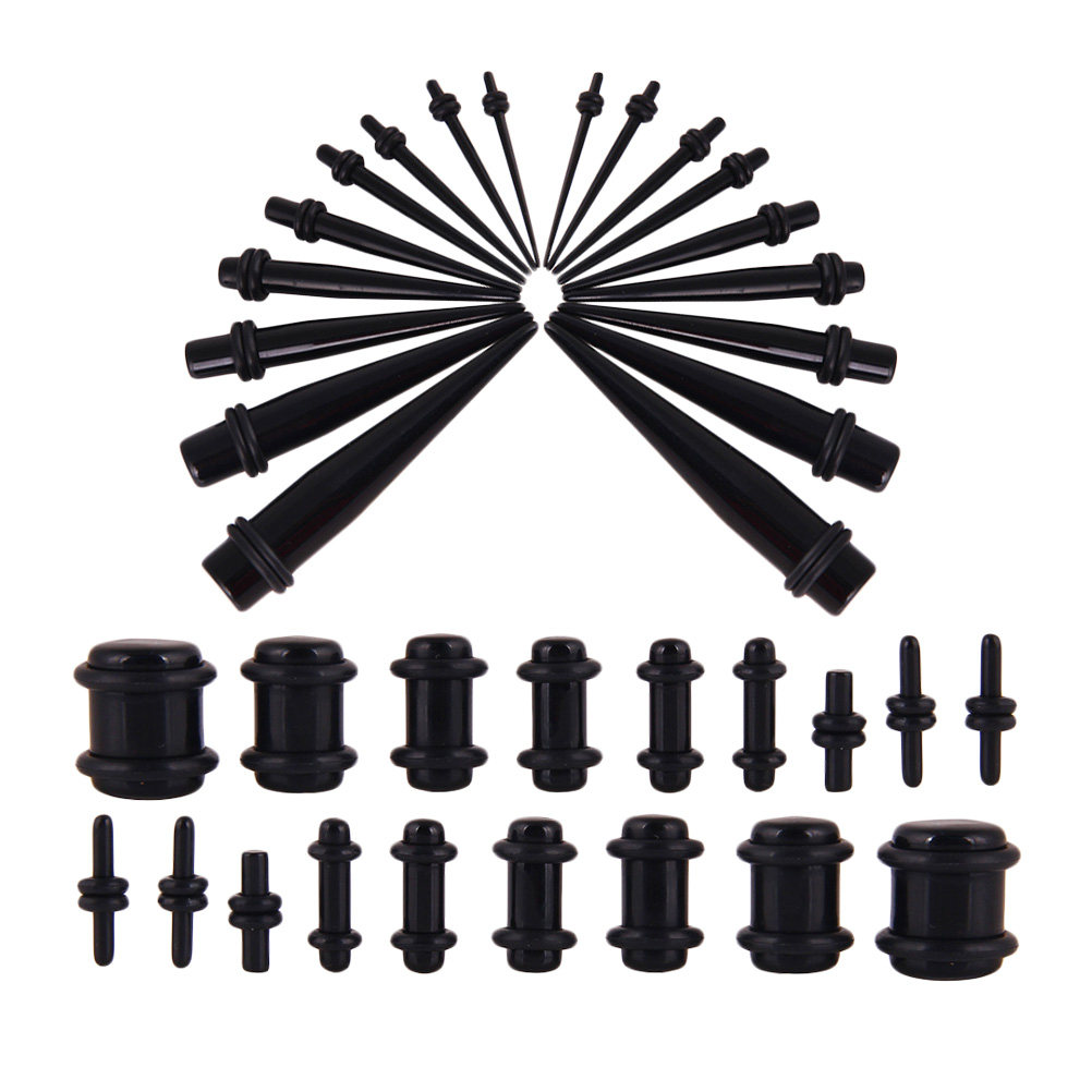 36Pcs Ear Expander Set Cone Au - огляд і ціна Body Jewelry Gauge Sizes