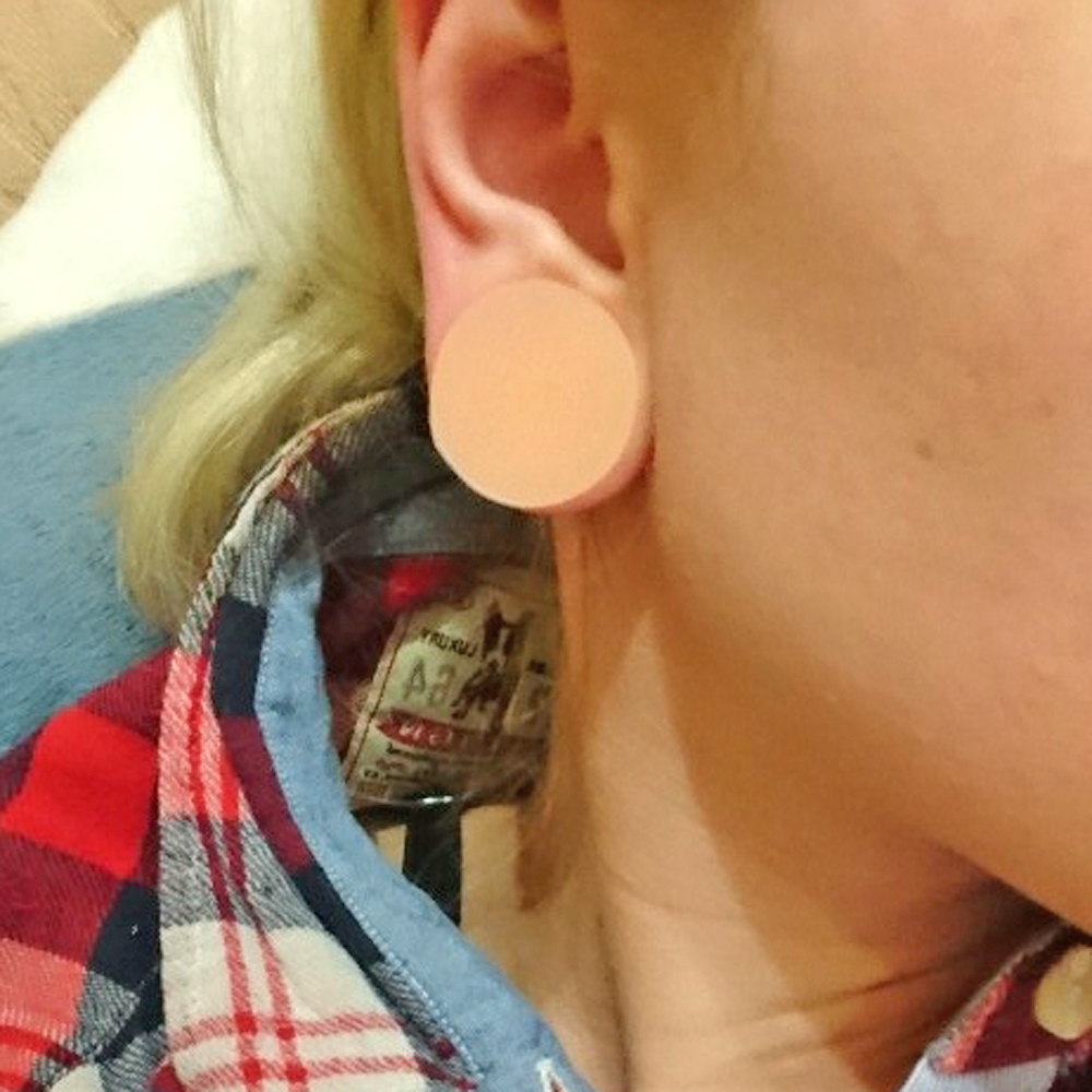 1 Pair Silicone Flexible Thick - огляд і ціна Body Jewelry Ear Gauges