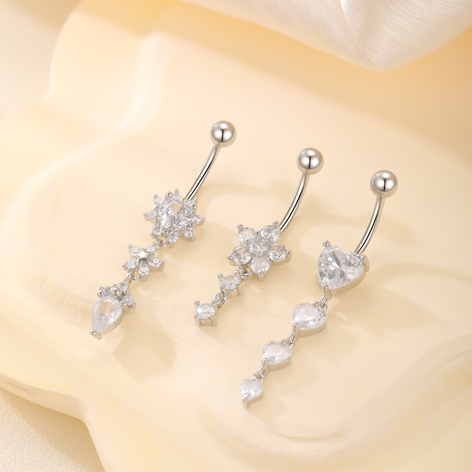 1Pc Stainless Steel Belly Butt - огляд і ціна Belly Bar Titanium