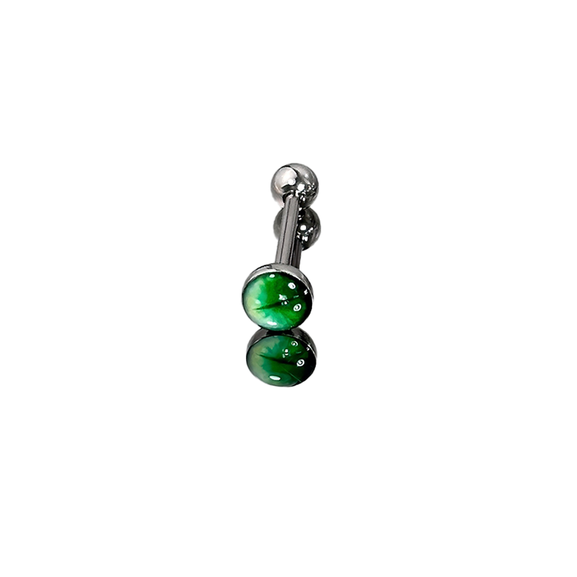 1Pc High-Quality Trendy Green  - огляд і ціна Body Jewelry High Quality