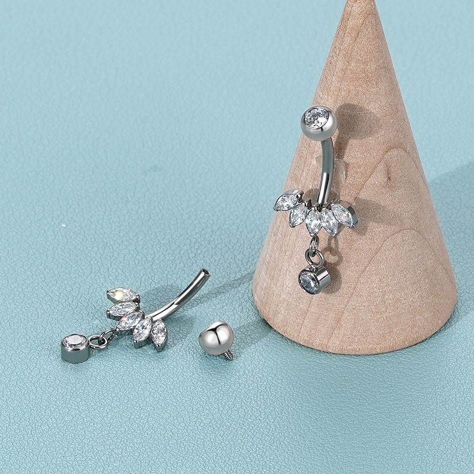 1PC Titanium Belly Button Ring - огляд і ціна Belly Bar Titanium