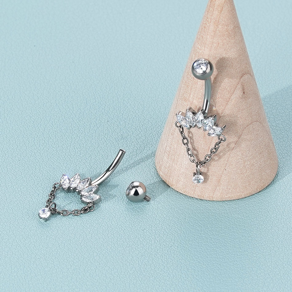 1PC Titanium Belly Button Ring - огляд і ціна Belly Bar Titanium