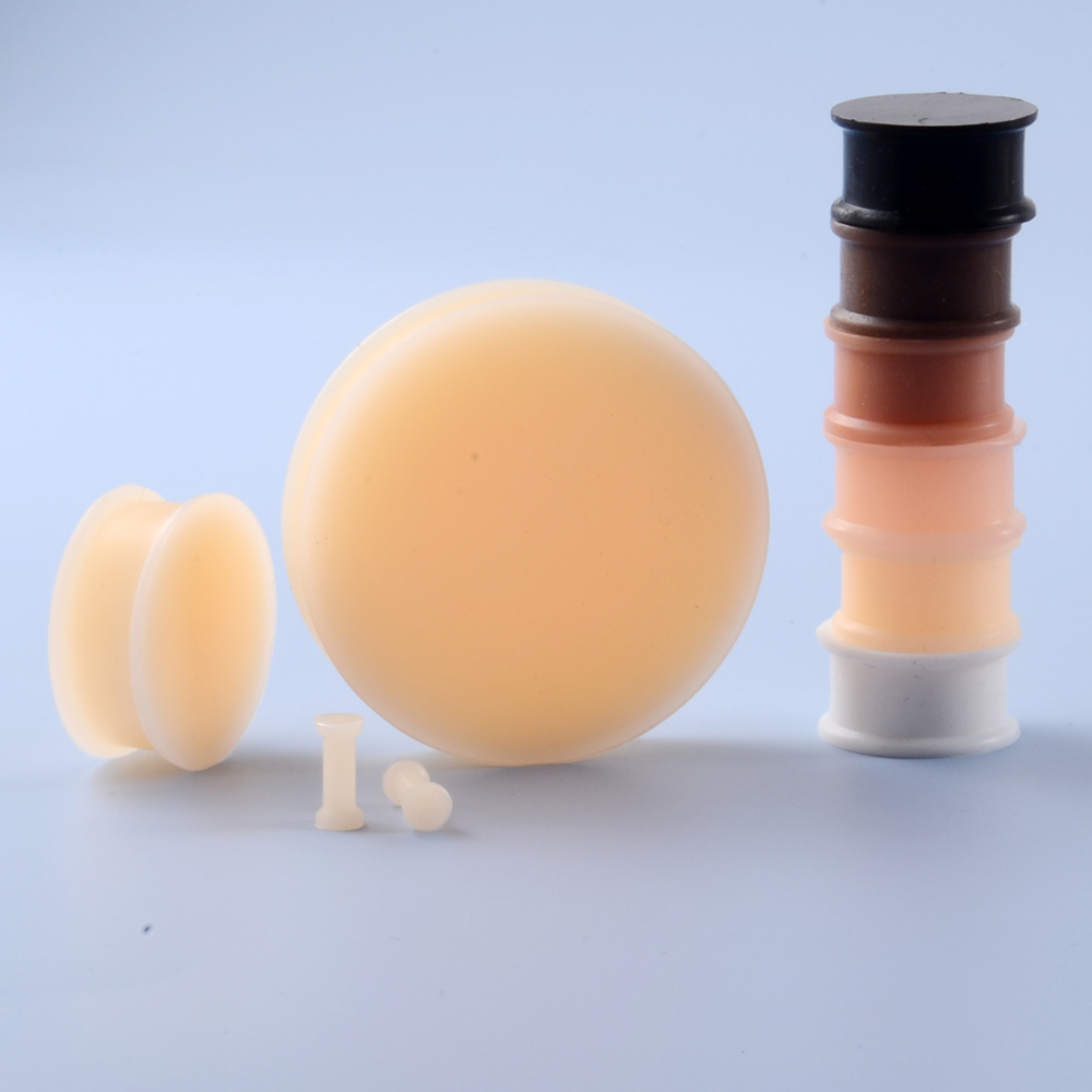 1 Pair Silicone Flexible Thick - огляд і ціна Body Jewelry Gauge Sizes